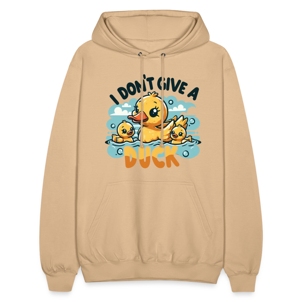 Unisex Hoodie | Duck Humour - peach